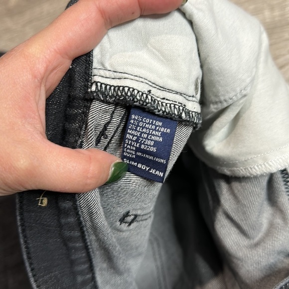 MADEWELL WASHED BLACK SLIM BOYJEAN CROPPED JEANS WOMEN’S Size 29 - Picture 12 of 12